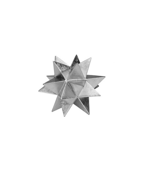 Medium Moroccan Style Star, Silver Leaf